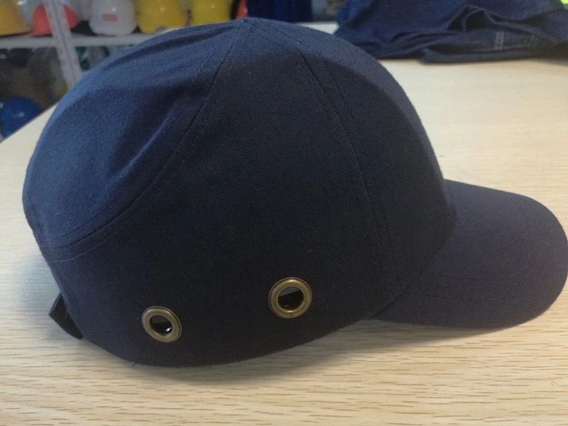 CE En812 ABS Hard Plastic Inner Shell Safety Bump Cap Navy Blue Bump Cap Black Safety Cap